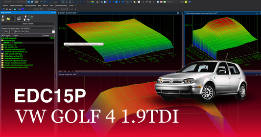 EDC15P | VW Golf4  1.9TDI 130HP 1037366912 038906019KP